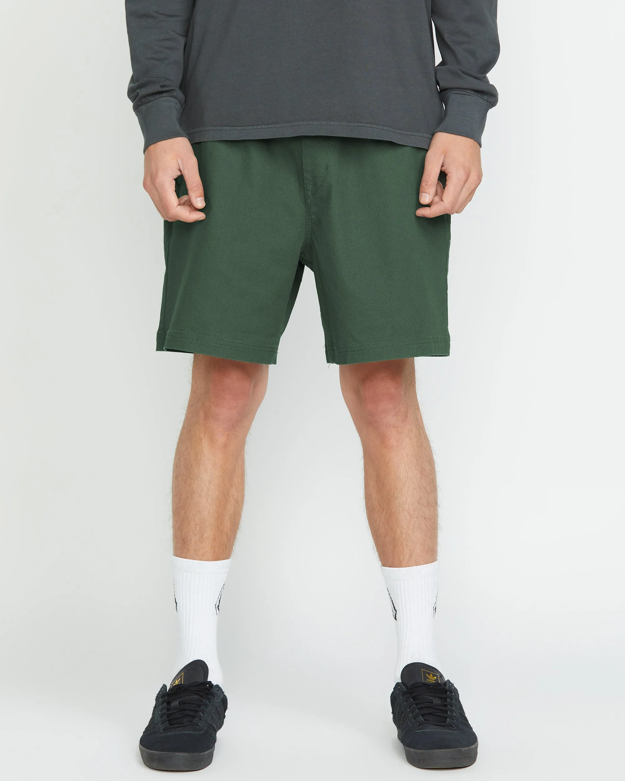 Short High Stone Elasticated Waist 18" - ALPINE