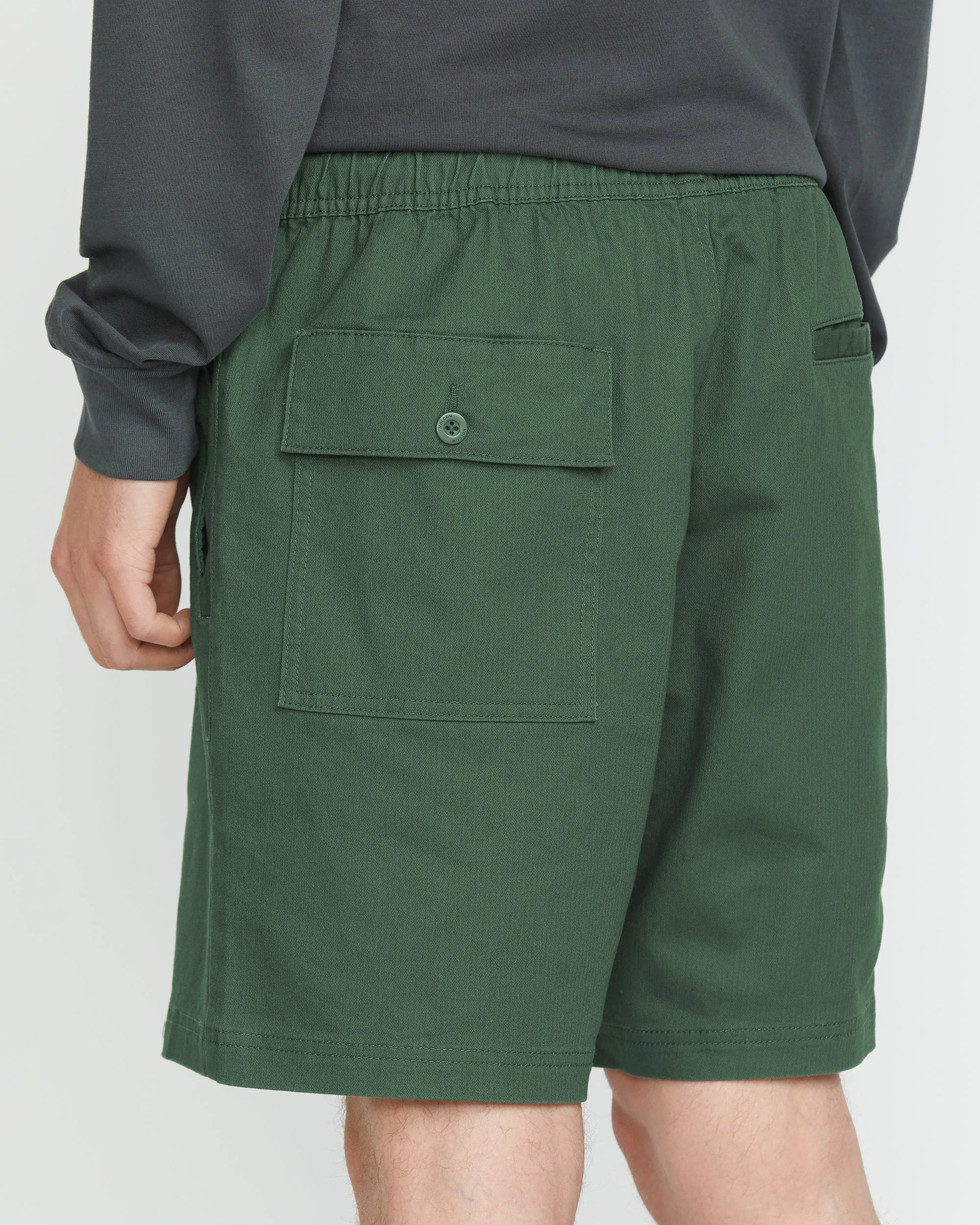Short High Stone Elasticated Waist 18" - ALPINE