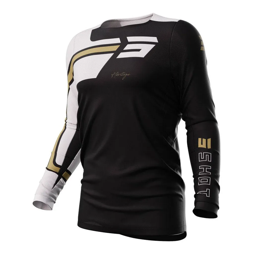 Shot - 2023 Contact Heritage Black/Sand MX Combo