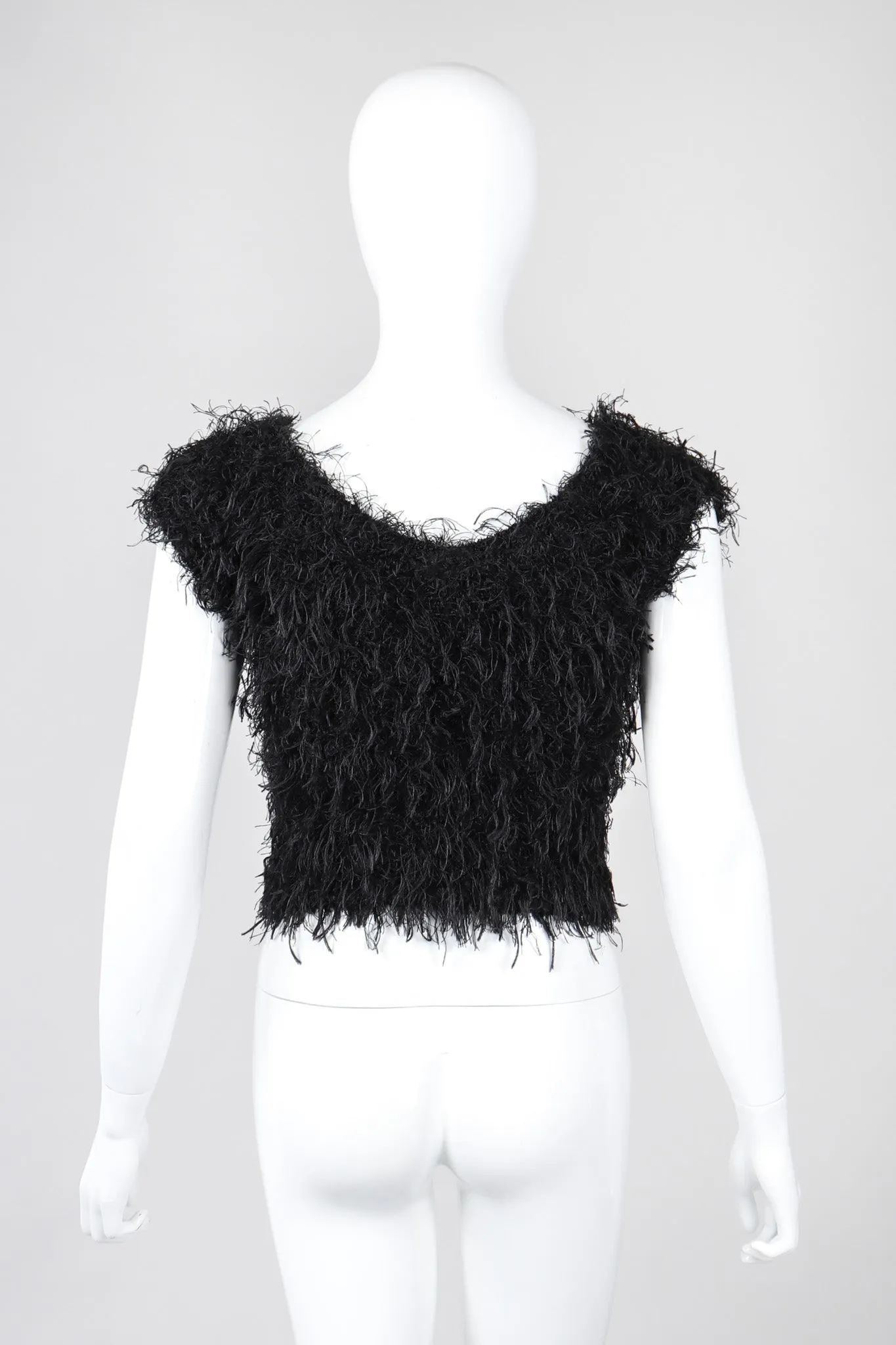Shrunken Eyelash Knit Top