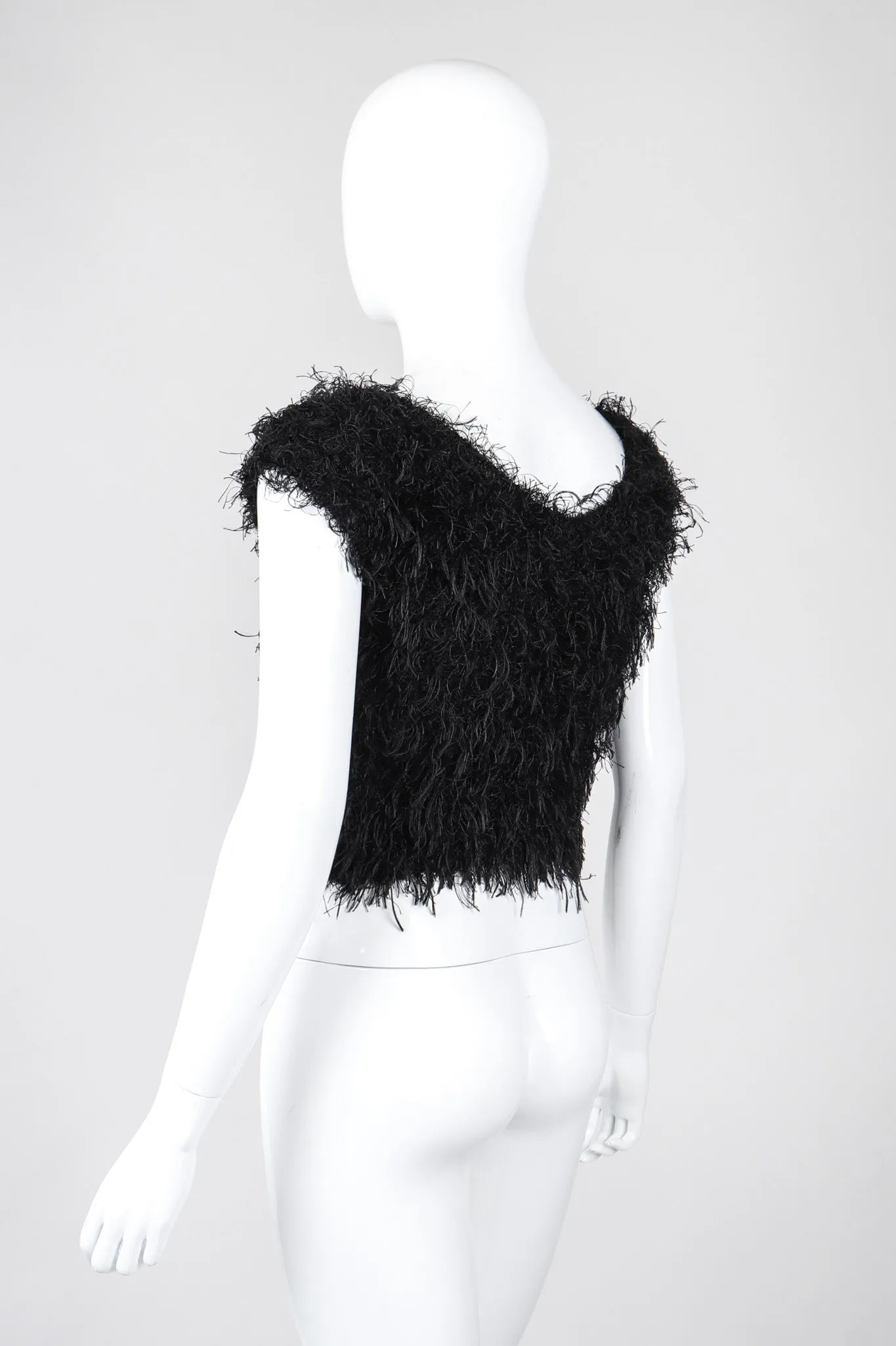 Shrunken Eyelash Knit Top