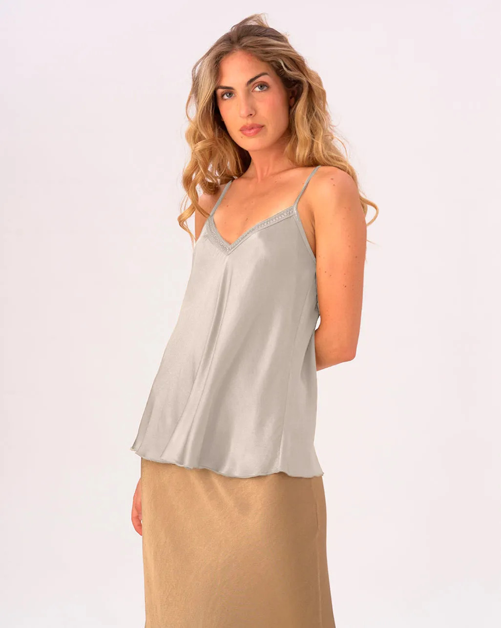 Silky V-Neck Camisole