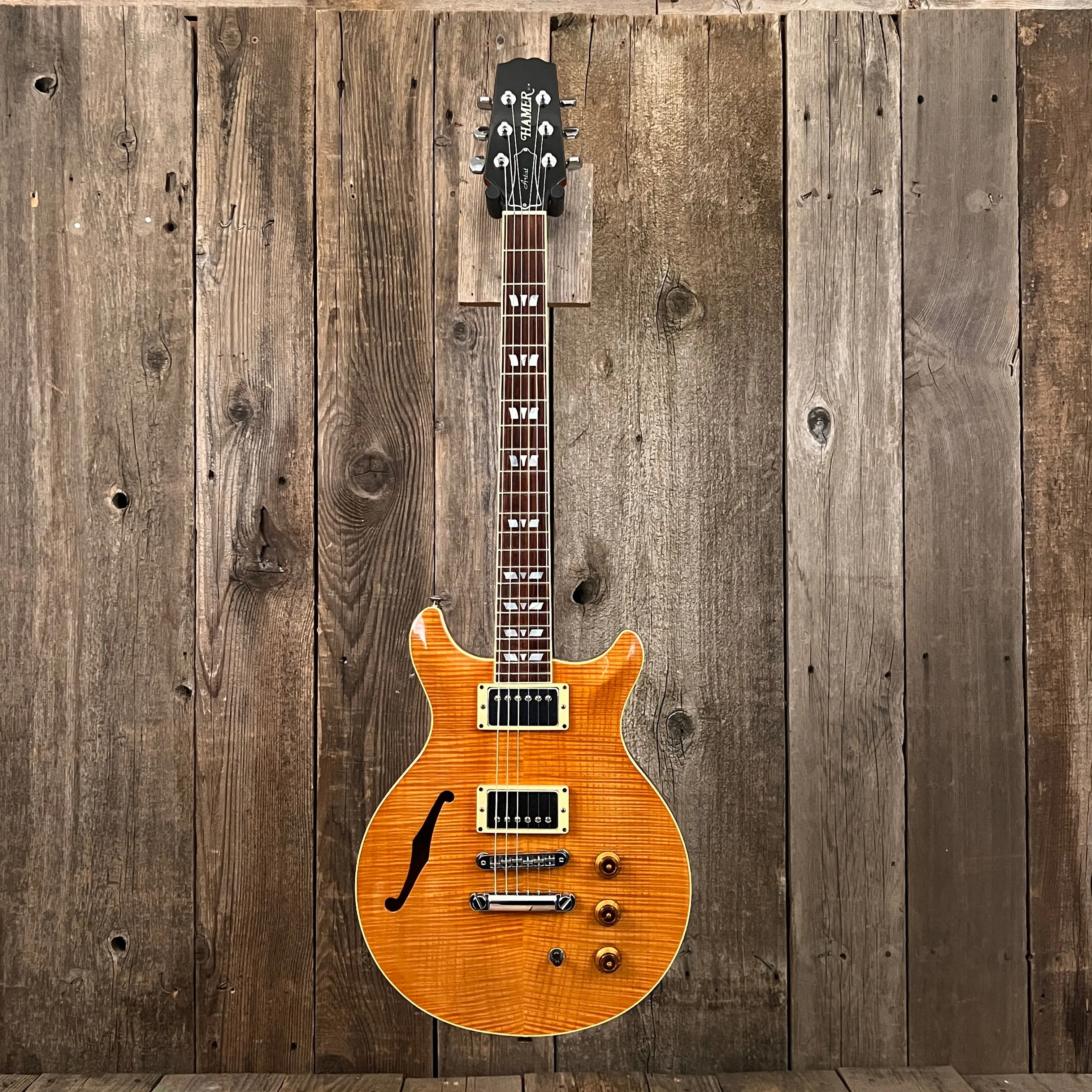SOLD - Hamer Artist Custom 2004 Amber