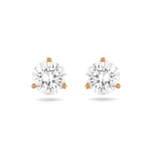 Solitaire Stud Earrings