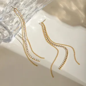 Sparkling Streamers Earrings