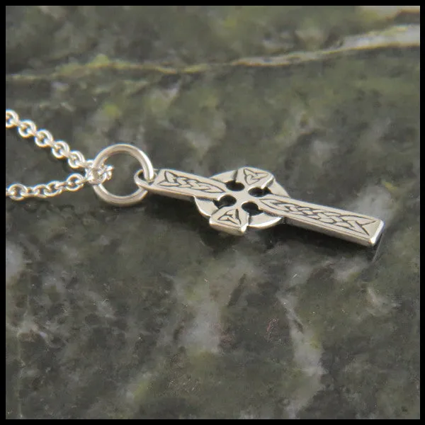 Sterling Silver Kelly Celtic Cross Pendant