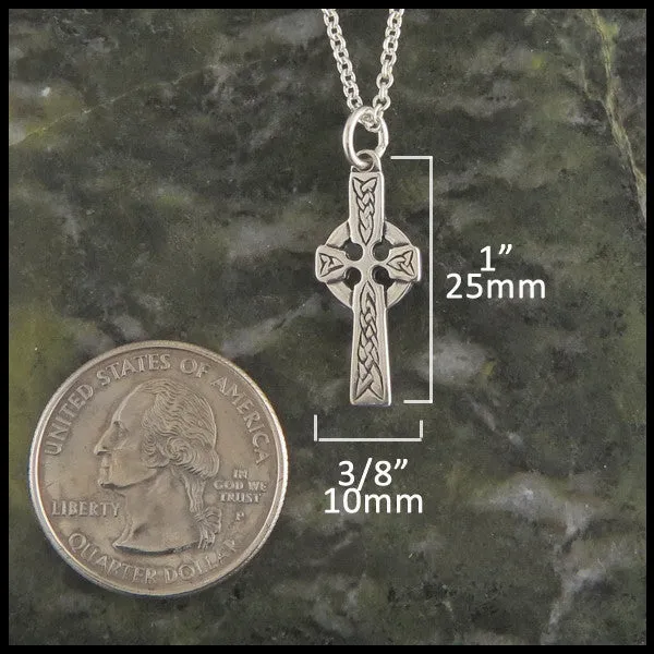Sterling Silver Kelly Celtic Cross Pendant