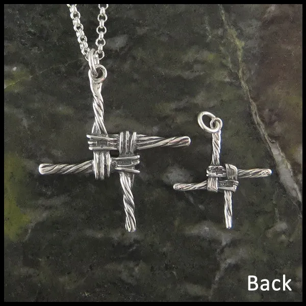 Sterling Silver St. Brigid Cross Pendant