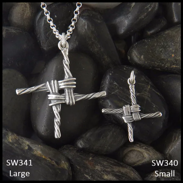 Sterling Silver St. Brigid Cross Pendant