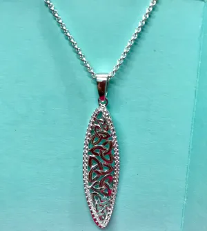 Sterling Silver Trinity Knot Pendant