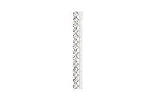 STONE BAR - Silver Gemstone Pavé - Pendant