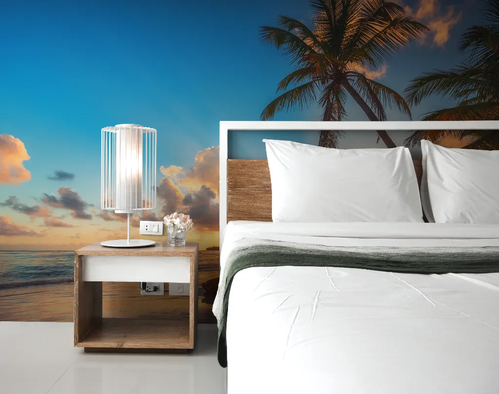 Sunset Beach Wallpaper Mural