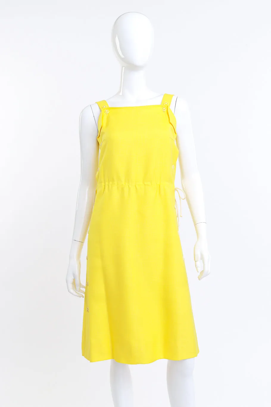 Sunshine Yellow Pinafore Dress