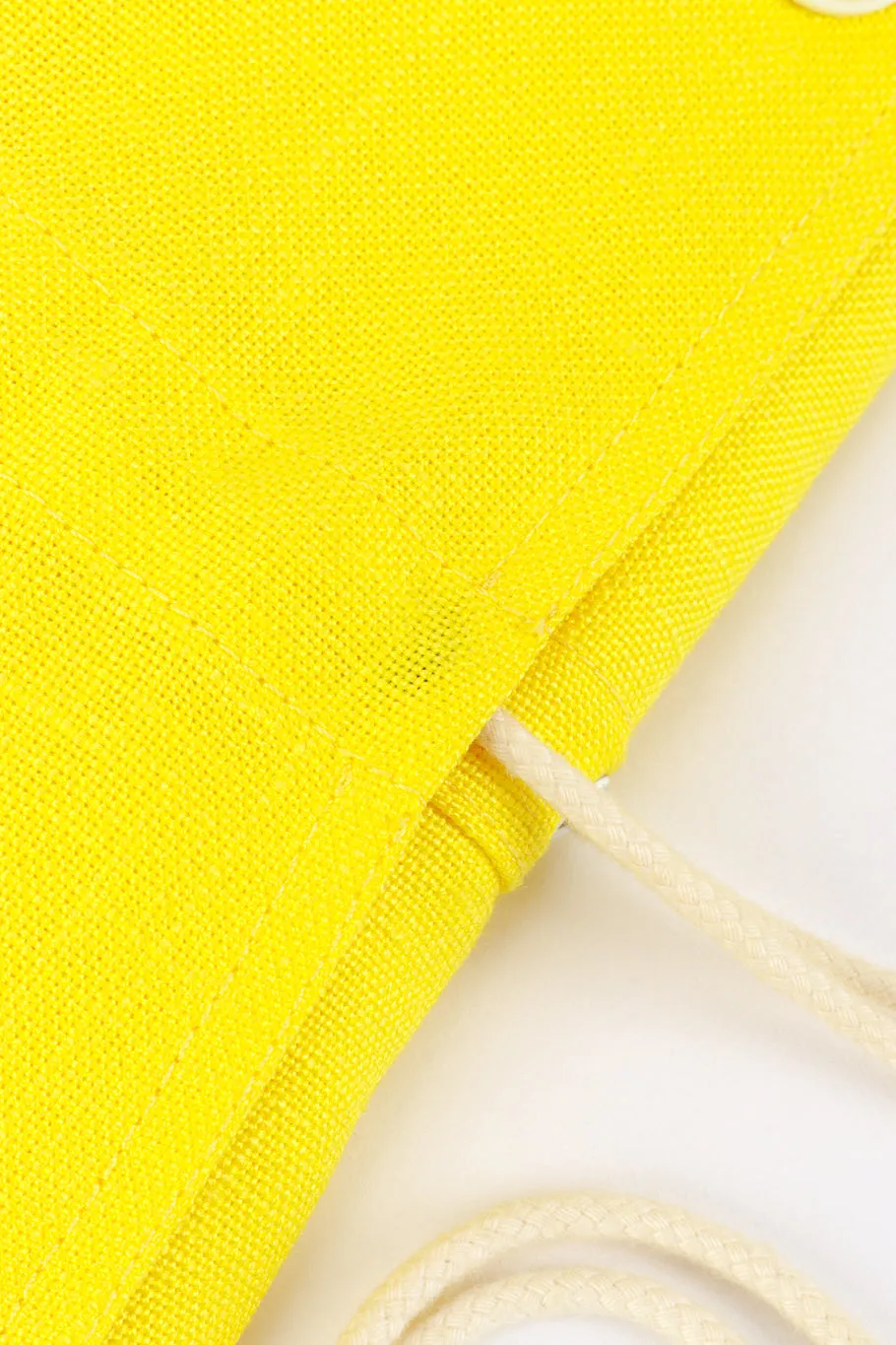 Sunshine Yellow Pinafore Dress