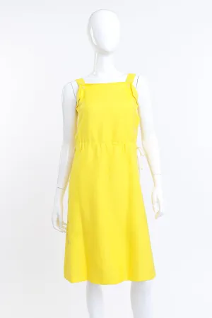Sunshine Yellow Pinafore Dress