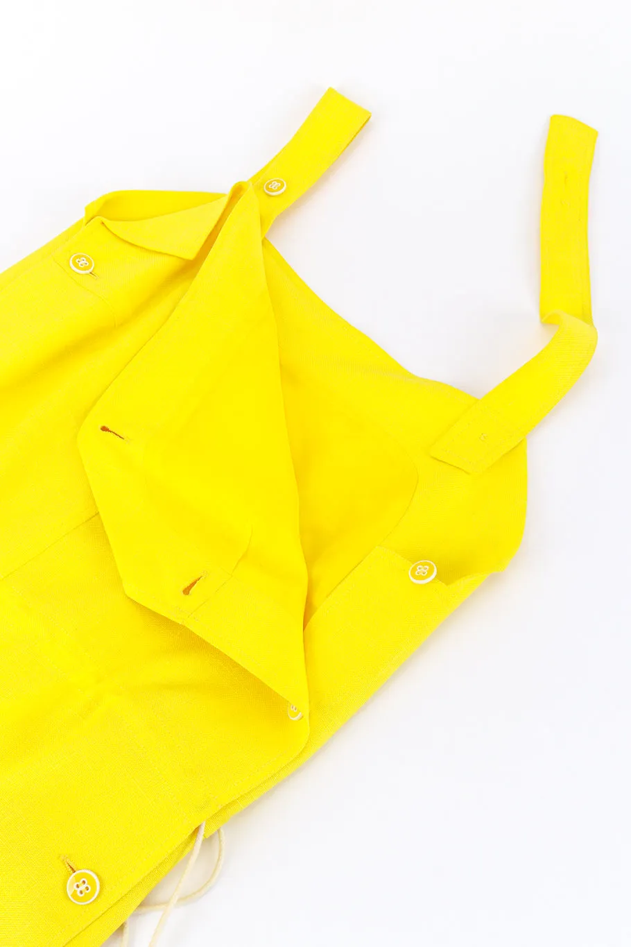Sunshine Yellow Pinafore Dress