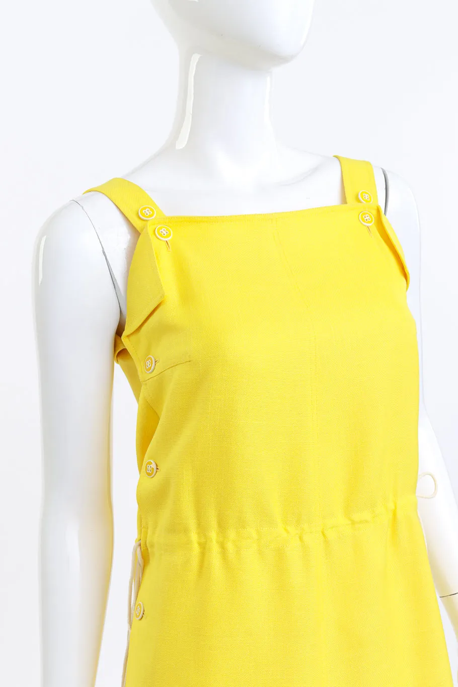 Sunshine Yellow Pinafore Dress