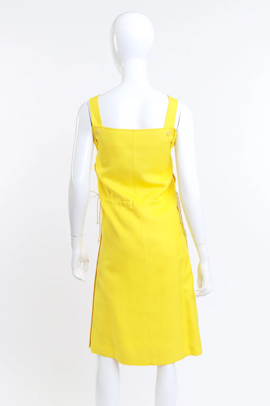 Sunshine Yellow Pinafore Dress