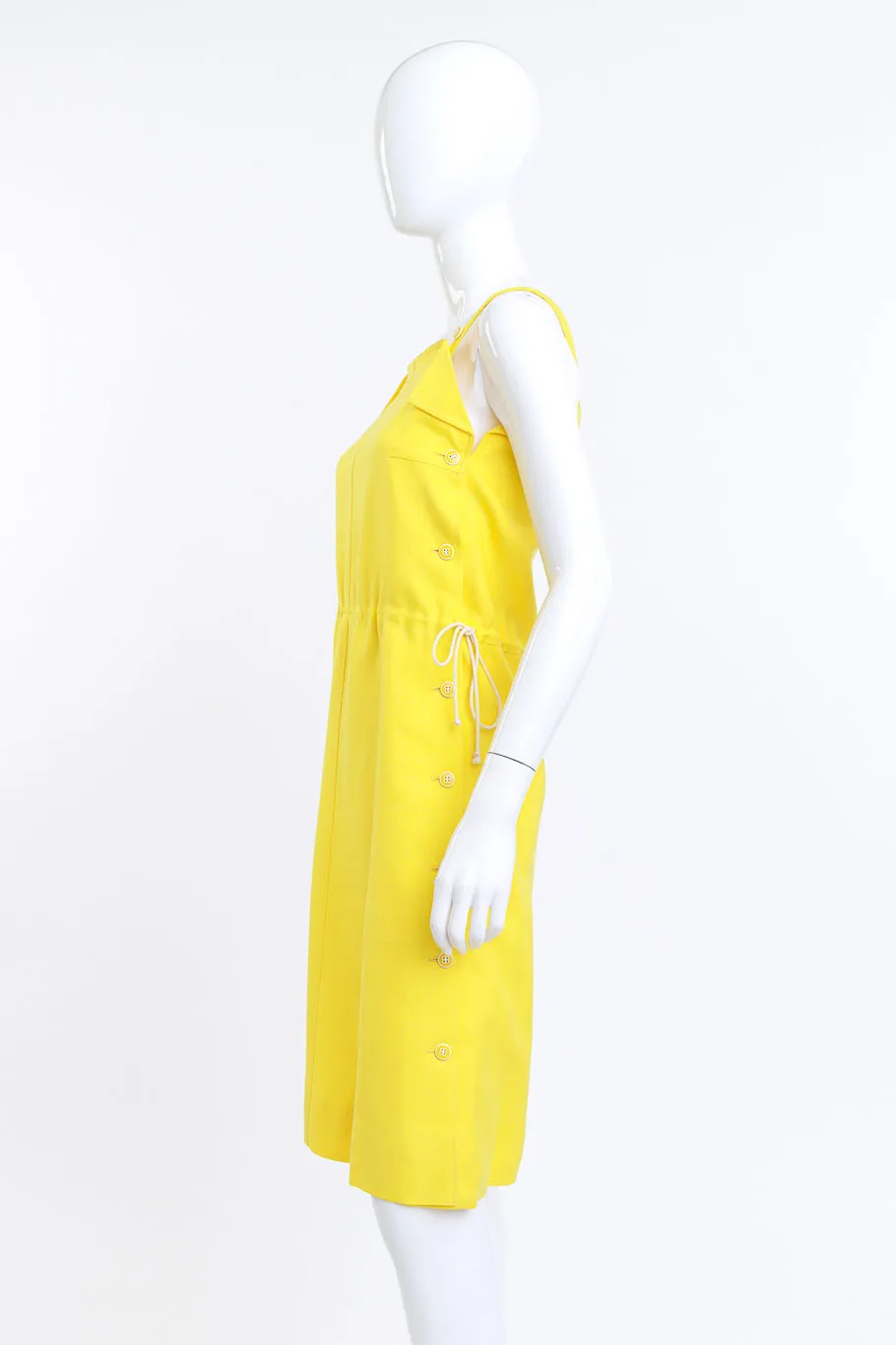 Sunshine Yellow Pinafore Dress
