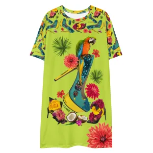 T-shirt dress 'Tropical'