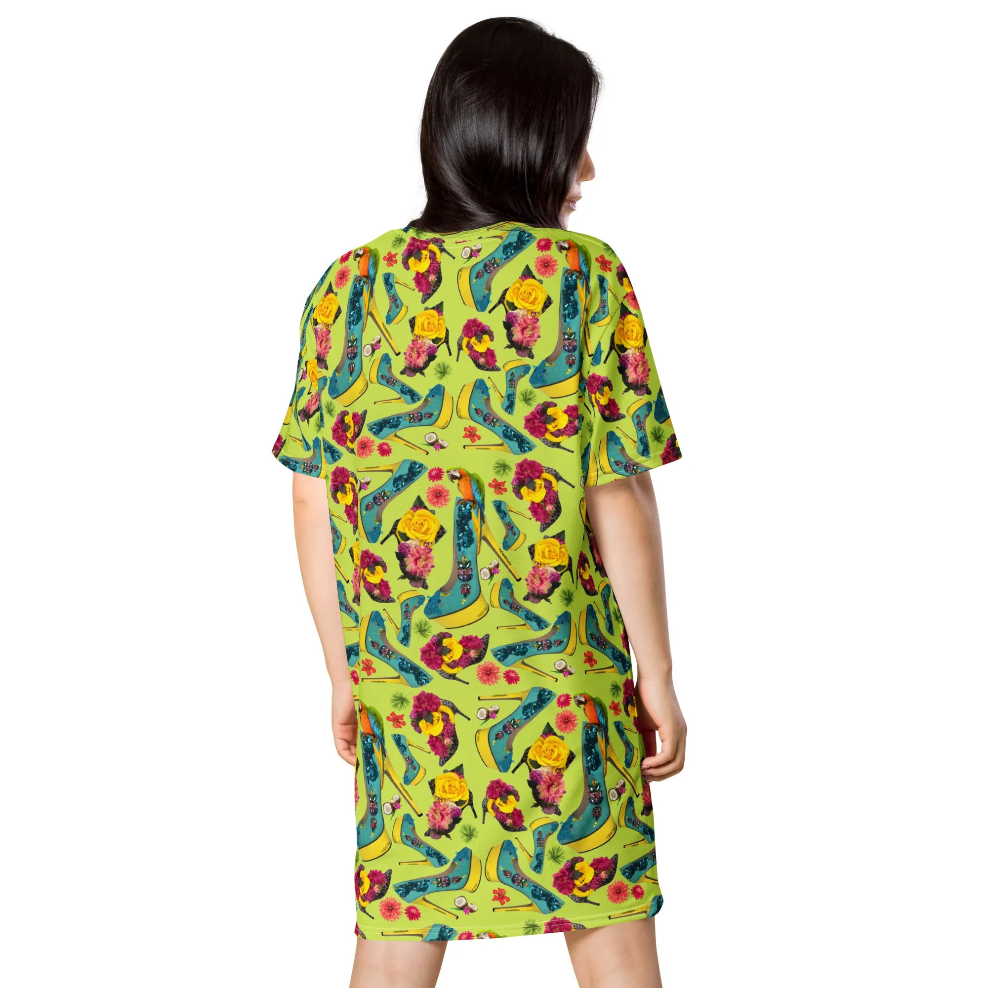 T-shirt dress 'Tropical'