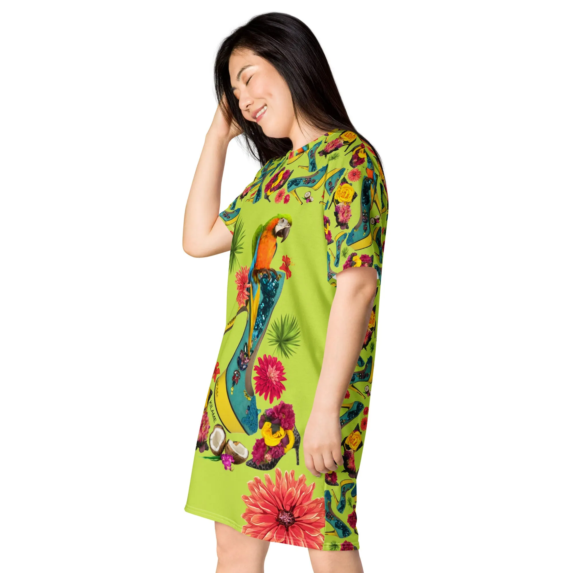 T-shirt dress 'Tropical'