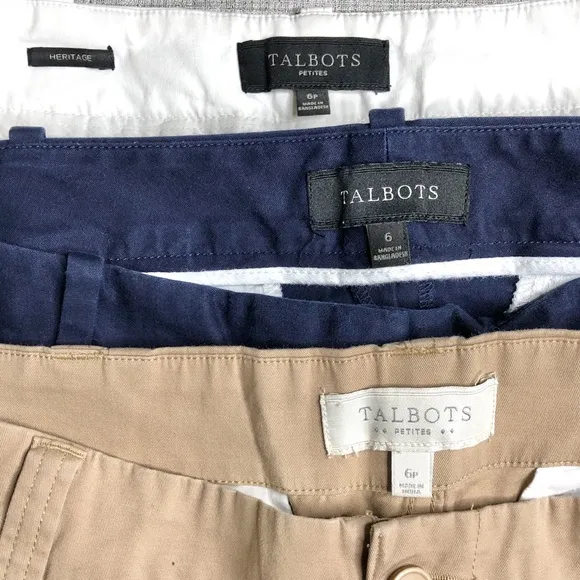 Talbots heritage fit capri and shorts bundle