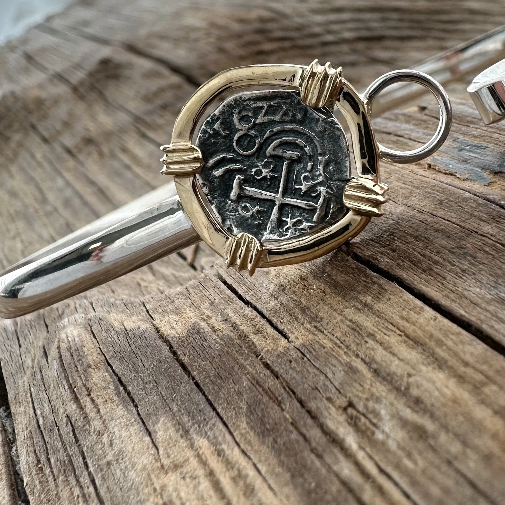 Tales of the ATOCHA - Atocha re-creation bracelet in 14K gold and sterling silver mount