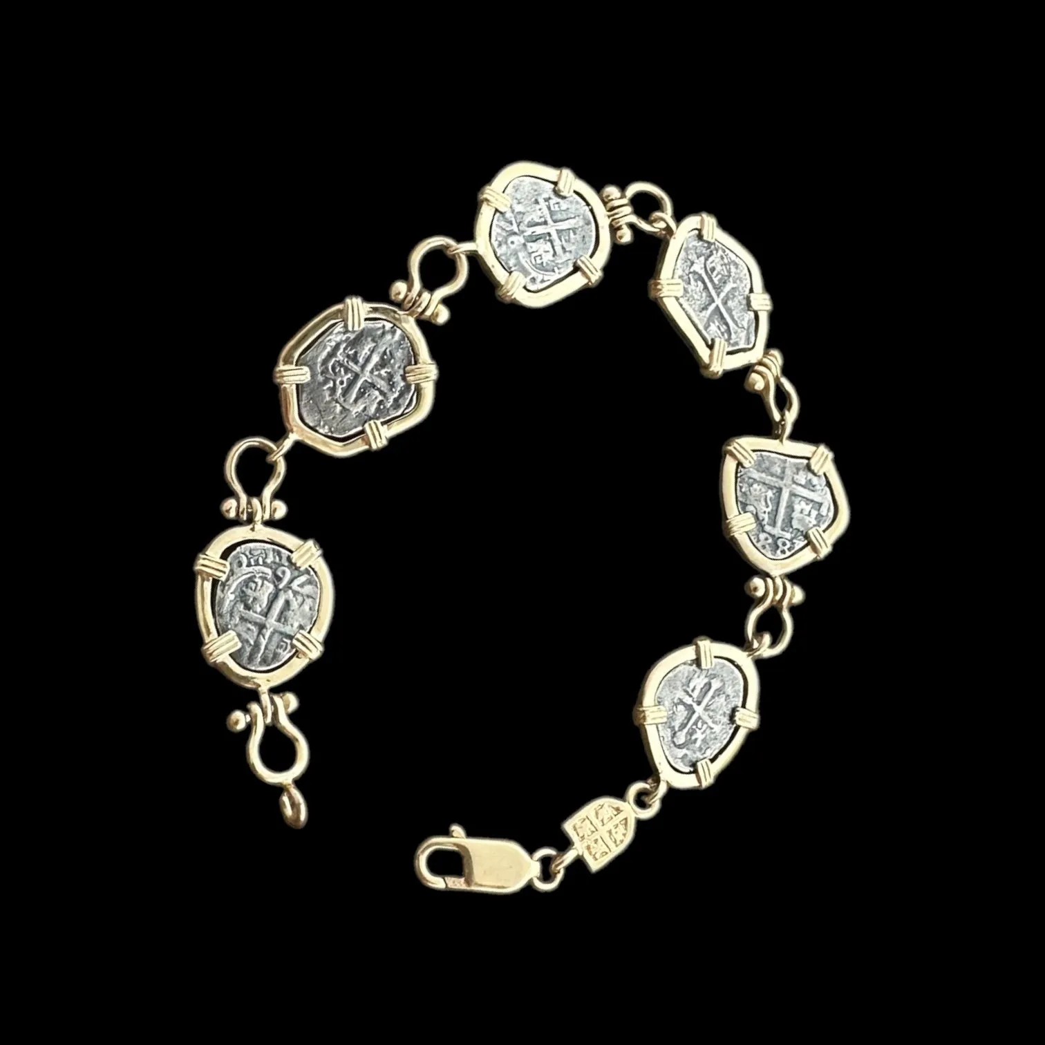 Tales of the ATOCHA - Atocha re-creation Coin Bracelet in 14k gold