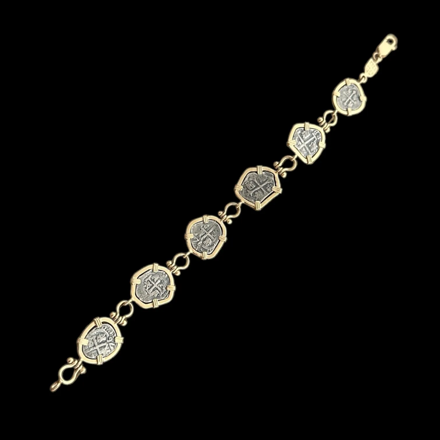 Tales of the ATOCHA - Atocha re-creation Coin Bracelet in 14k gold