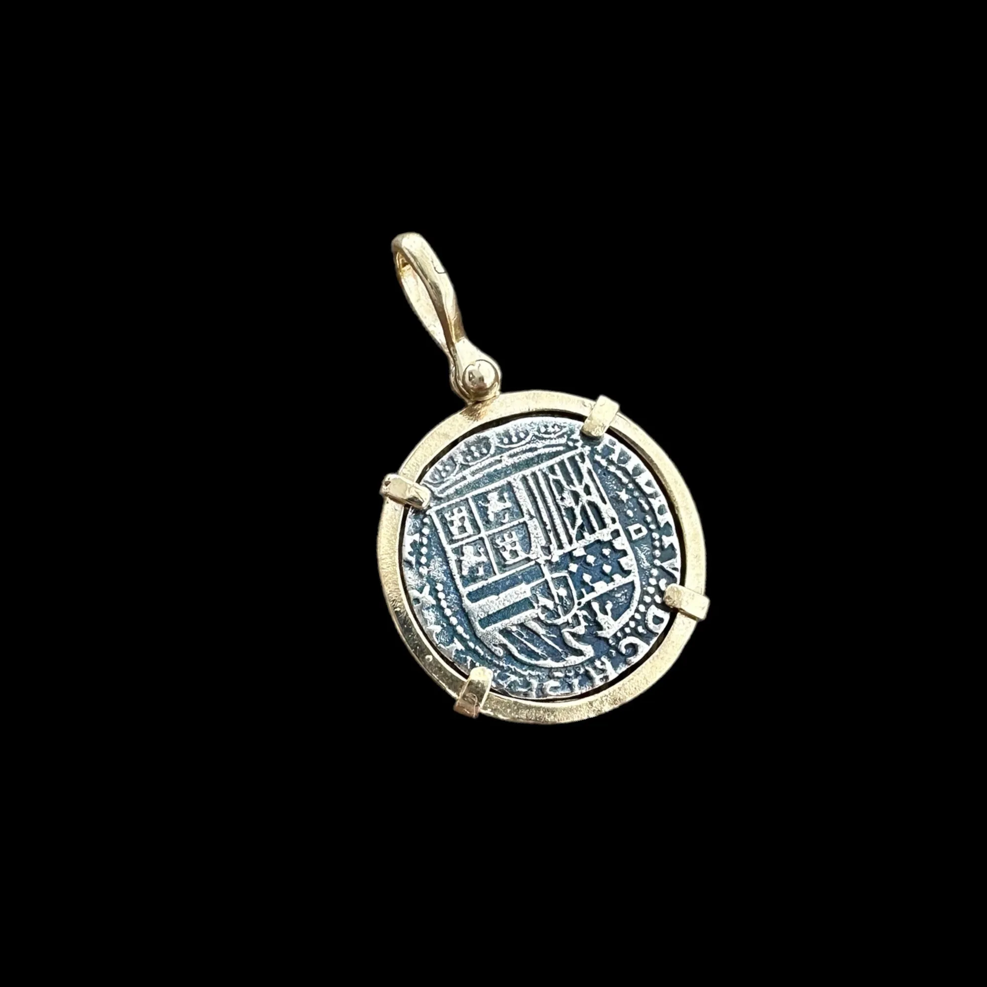 Tales of the ATOCHA - Atocha Re-creation Coin Pendant in 14K Gold Mount