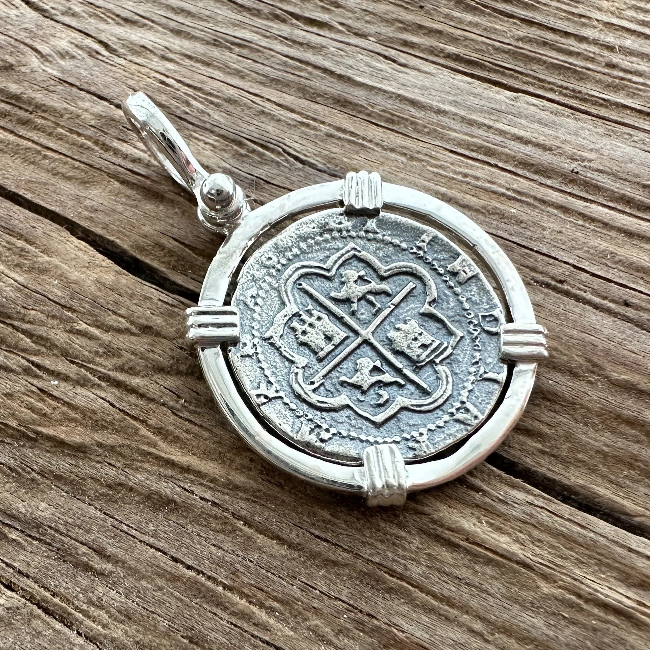 Tales of the ATOCHA - Atocha Re-creation Coin Pendant in Silver Mount