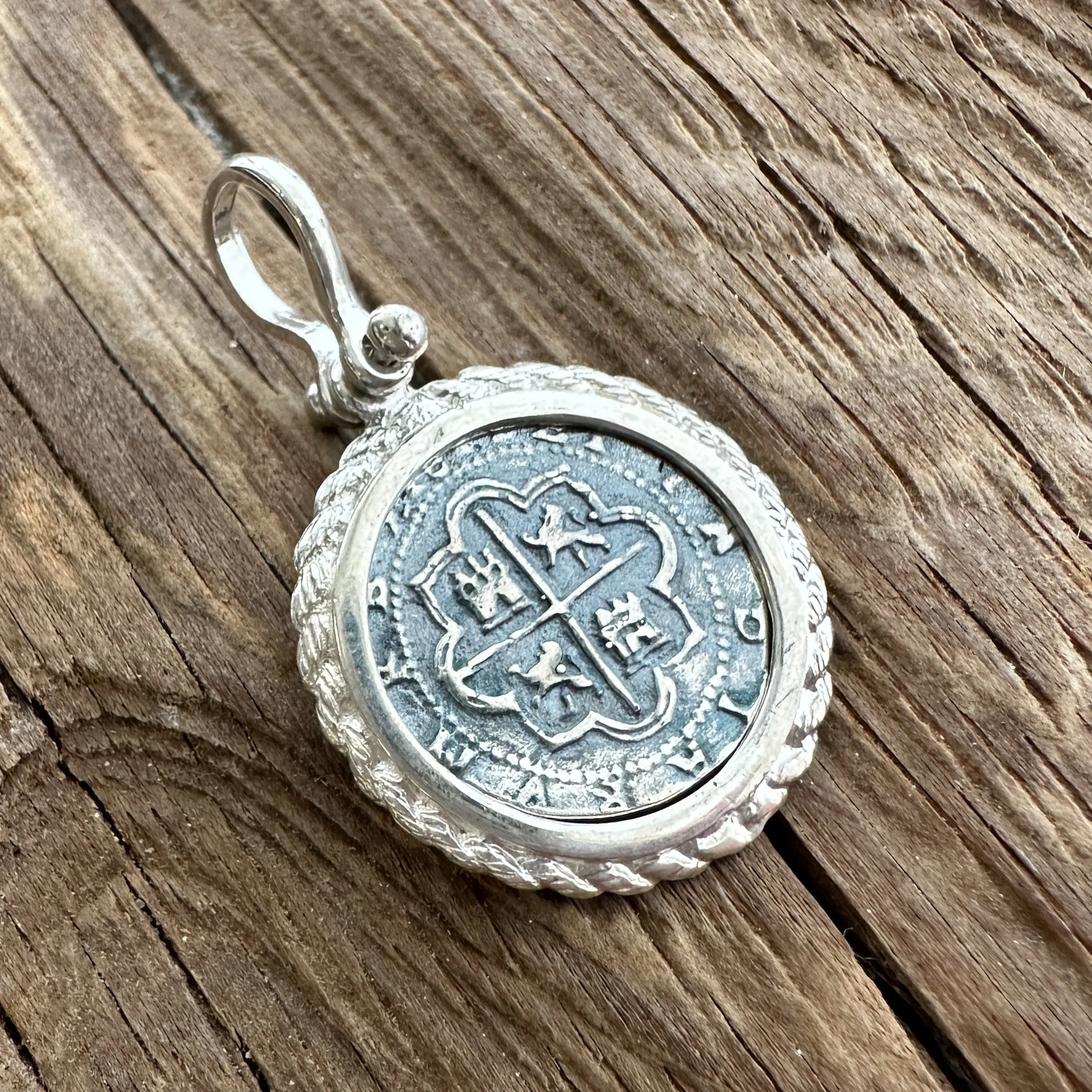 Tales of the ATOCHA - Atocha Re-creation Coin Pendant in Silver Mount
