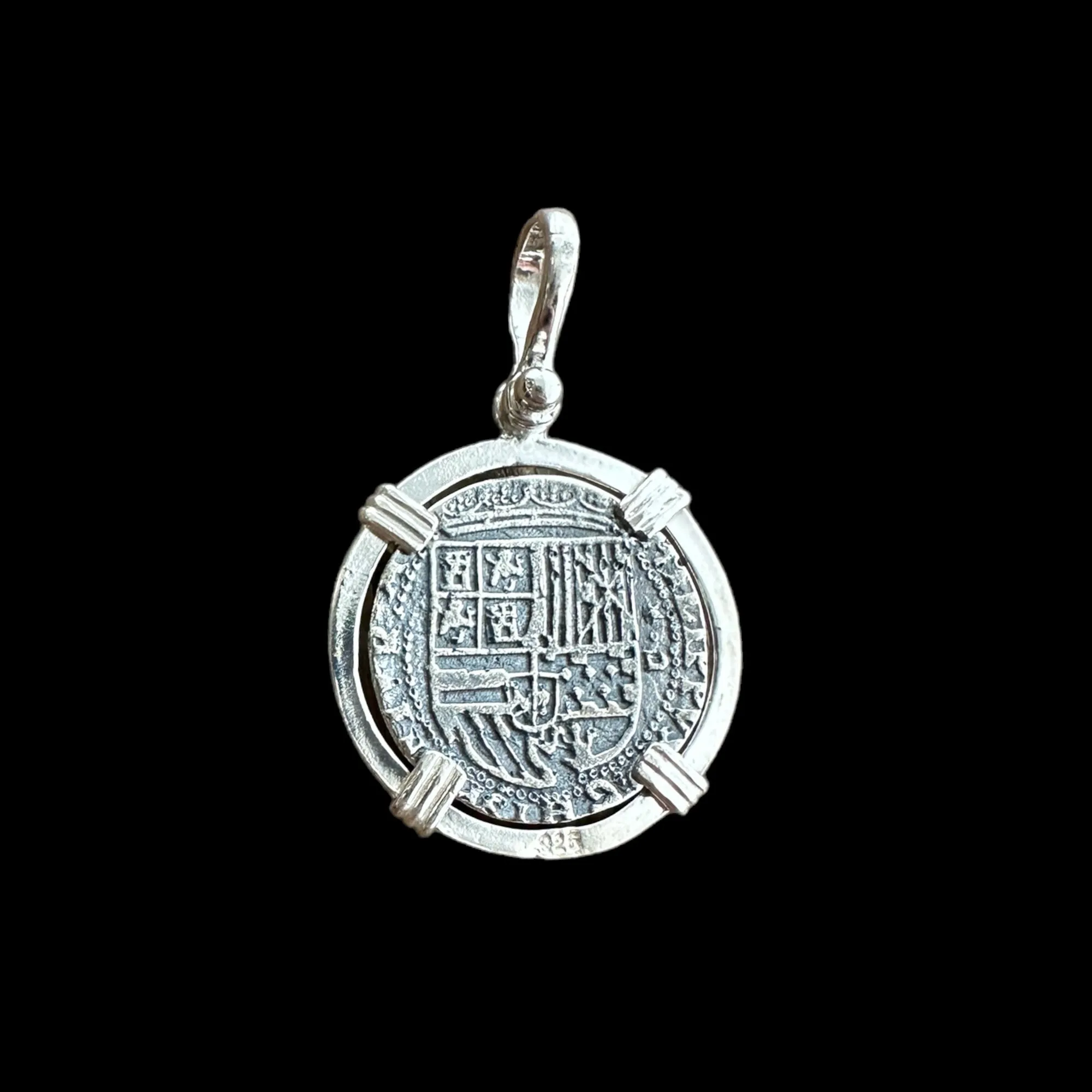 Tales of the ATOCHA - Atocha Re-creation Coin Pendant in Silver Mount