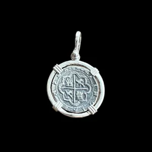 Tales of the ATOCHA - Atocha Re-creation Coin Pendant in Silver Mount