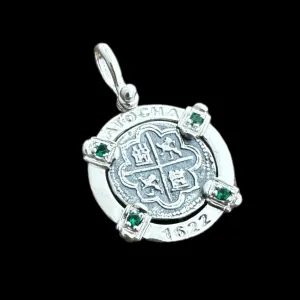 Tales of the ATOCHA - Atocha Re-creation Coin Pendant in Silver Mount