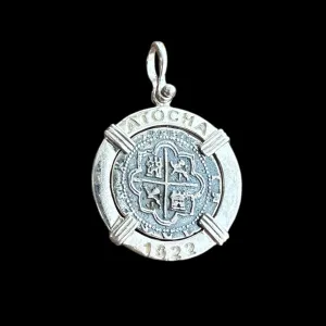 Tales of the ATOCHA - Atocha Re-creation Coin Pendant in Silver Mount