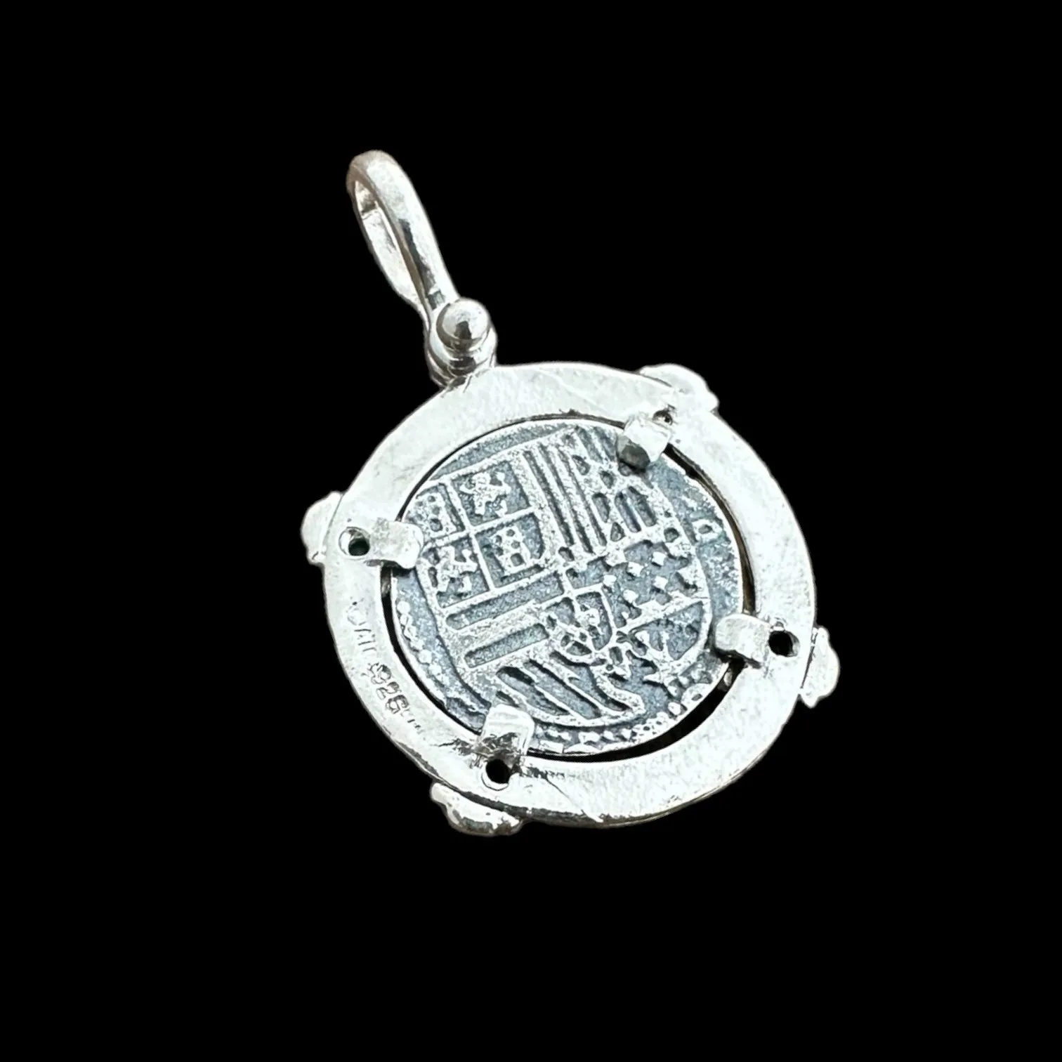 Tales of the ATOCHA - Atocha Re-creation Coin Pendant in Silver Mount
