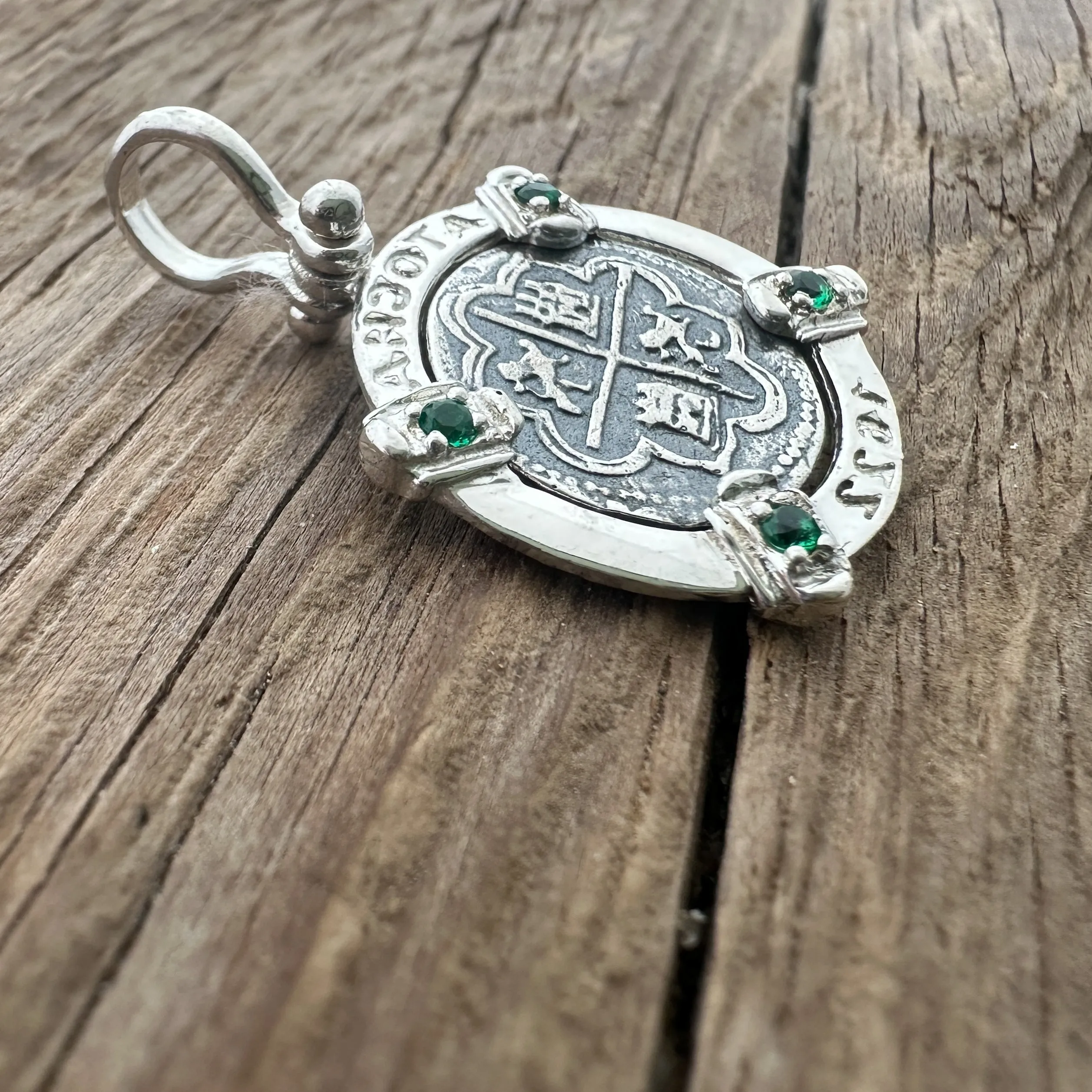 Tales of the ATOCHA - Atocha Re-creation Coin Pendant in Silver Mount