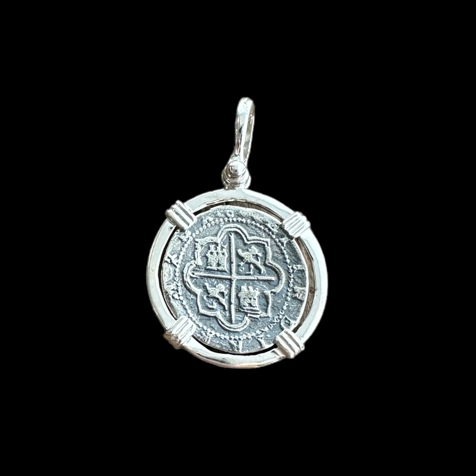 Tales of the ATOCHA - Atocha Re-creation Coin Pendant in Silver Mount