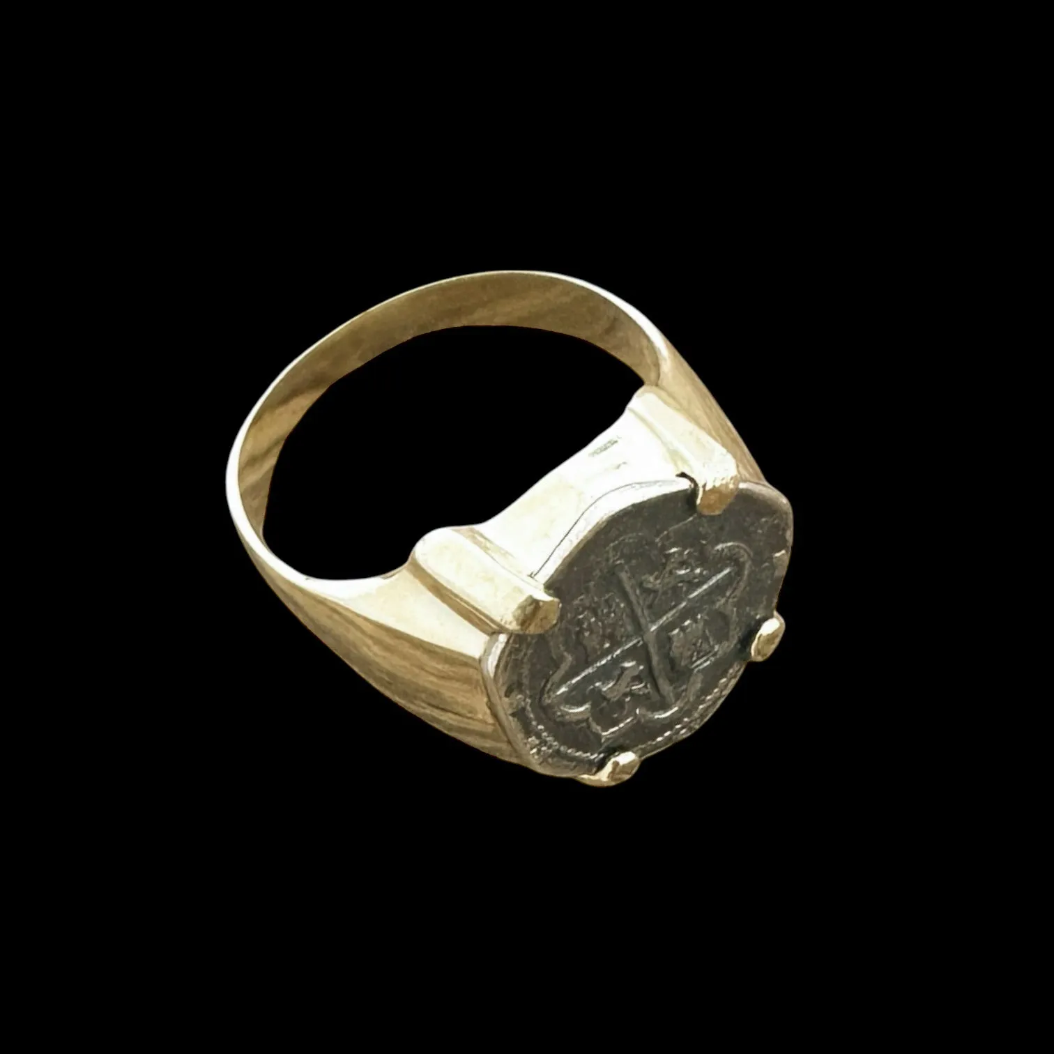 Tales of the ATOCHA - Atocha re-creation coin set in 14K Gold Ring. NEW!