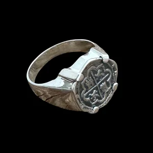Tales of the ATOCHA - Atocha re-creation coin set in Sterling Silver Ring. NEW!