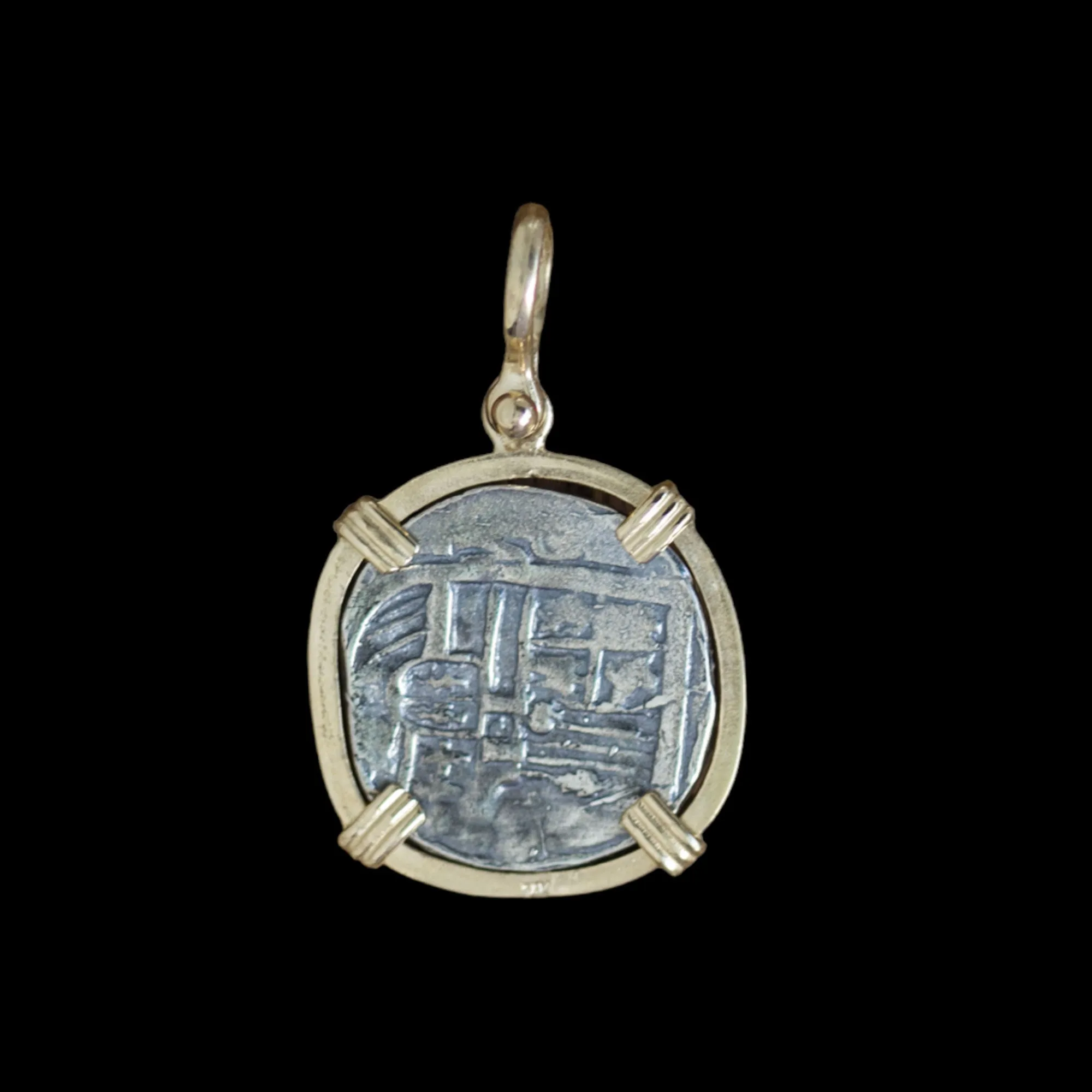 Tales of the ATOCHA - Atocha Re-creation pendant with 14K gold mount