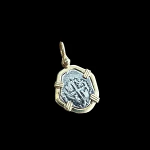 Tales of the ATOCHA - Atocha Re-creation Small Coin Pendant in 14K Gold Mount