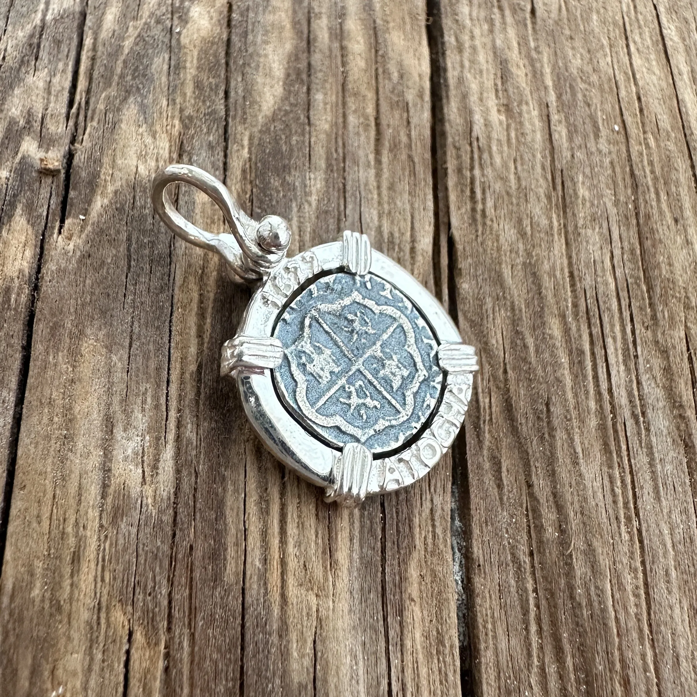 Tales of the ATOCHA - Atocha Re-creation Small Coin Pendant in Silver Mount