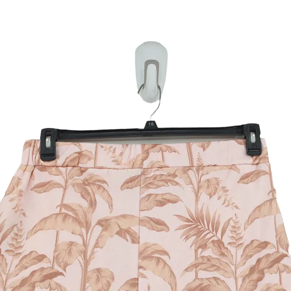 Ted Baker Henrina Women 4 US 12 Henrina Shorts Pink Jersey Tropical Lounge NEW
