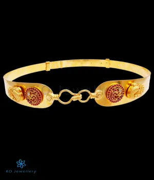 The Varnaka Silver Peacock Waistbelt
