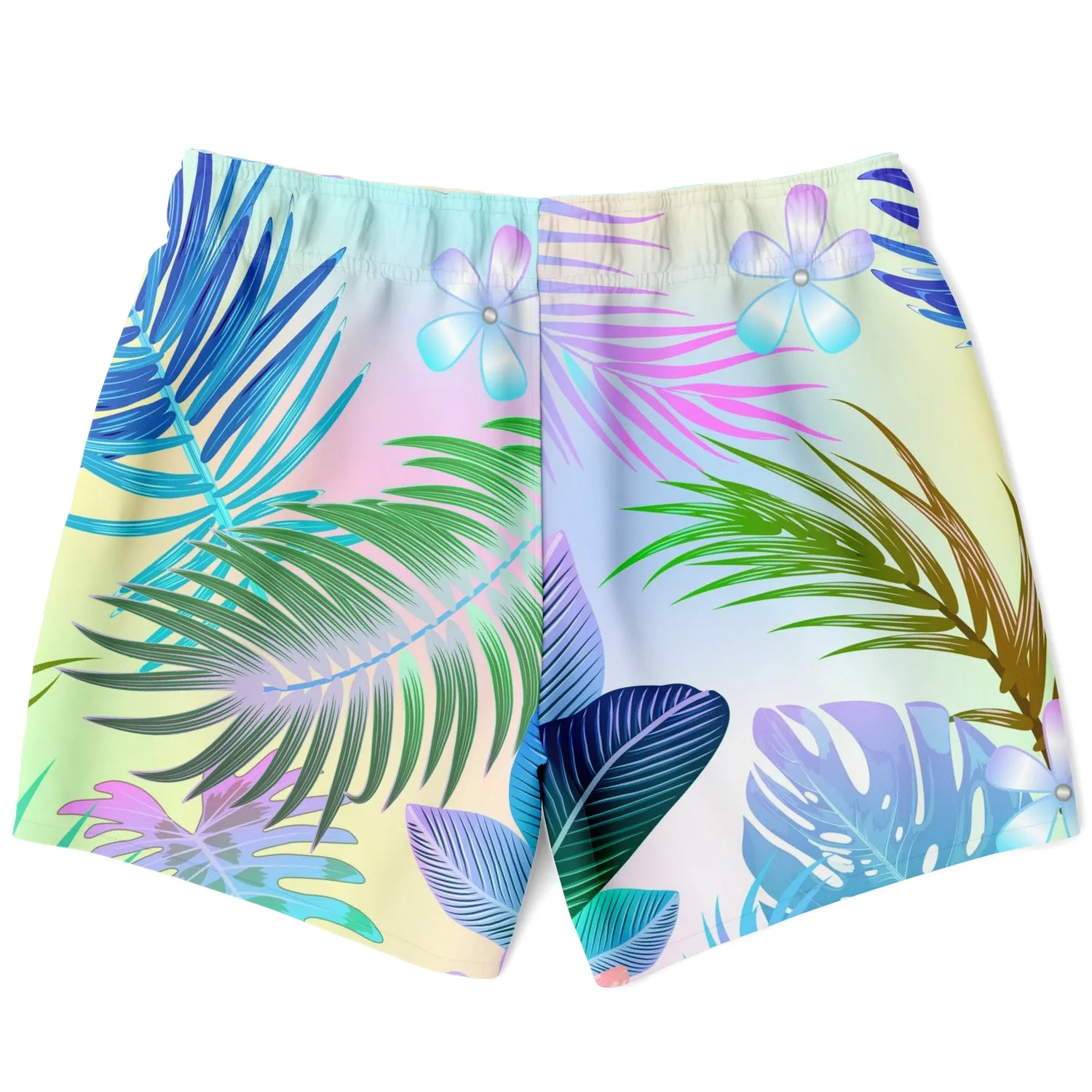 Tropical Floral White Short