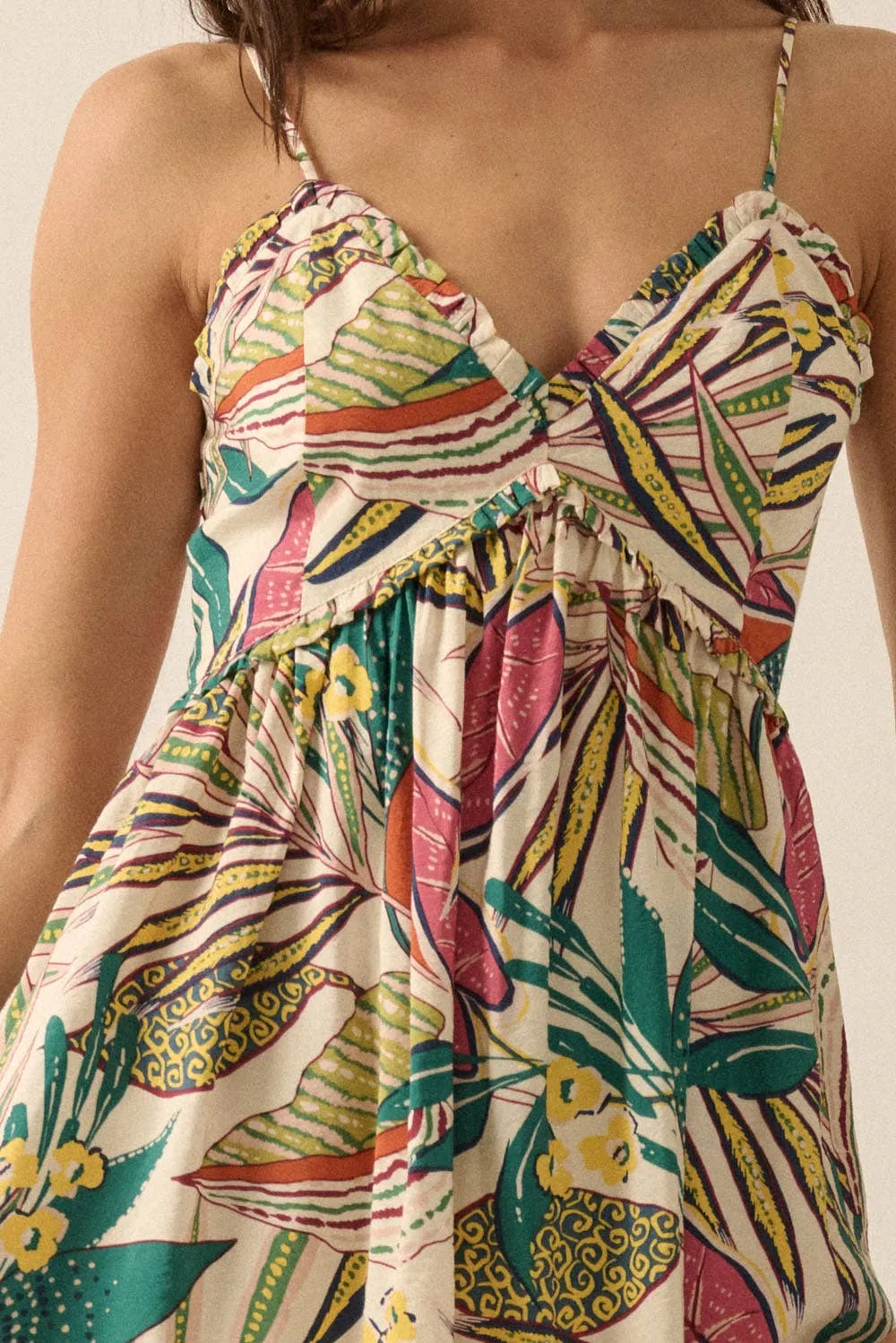 Tropical Mini Dress