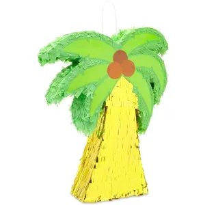 Tropical Palm Tree Pinata For Summer Birthday Party (16.5 X 13 In)